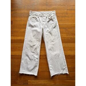 &DENIM White Baggy Wide Leg Jeans Womens sz 4